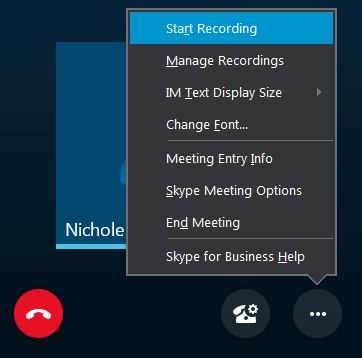 where does skype for business save conversations