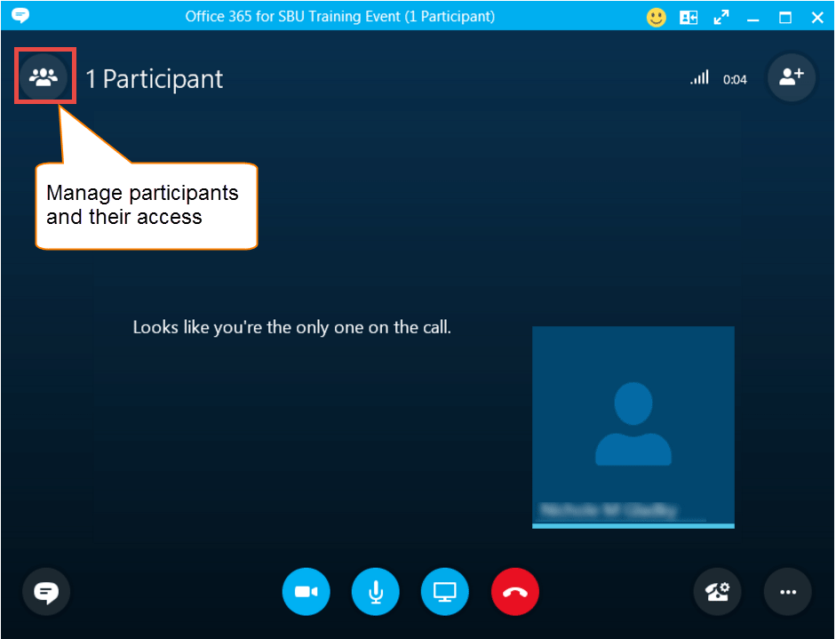 skype for business chat window size