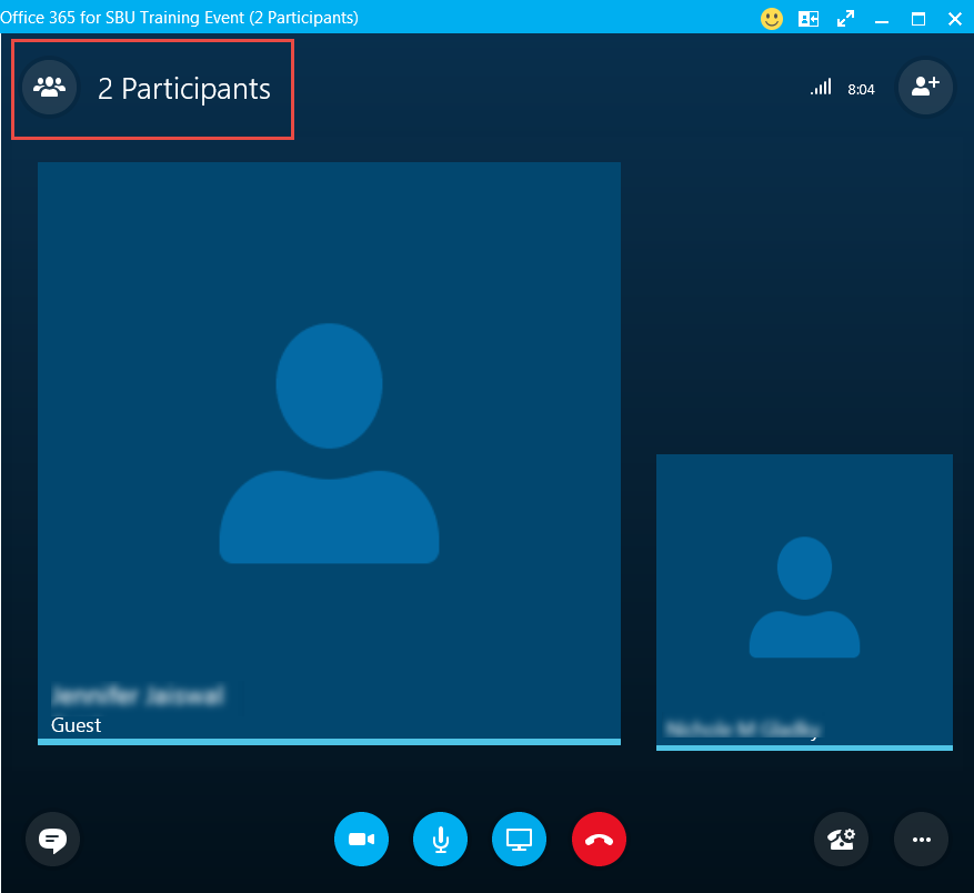 web app for skype for business locks up