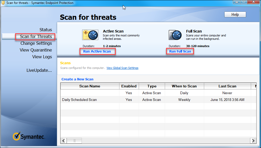 Running and Scheduling an Antivirus Scan | Division of Information ...