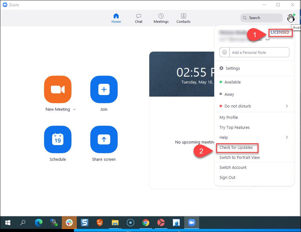 Using the Zoom Addon for Google Calendar/Gmail Division of