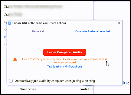 Zoom Troubleshooting Tips Signing In Microphone Blackboard General Issues Division Of Information Technology