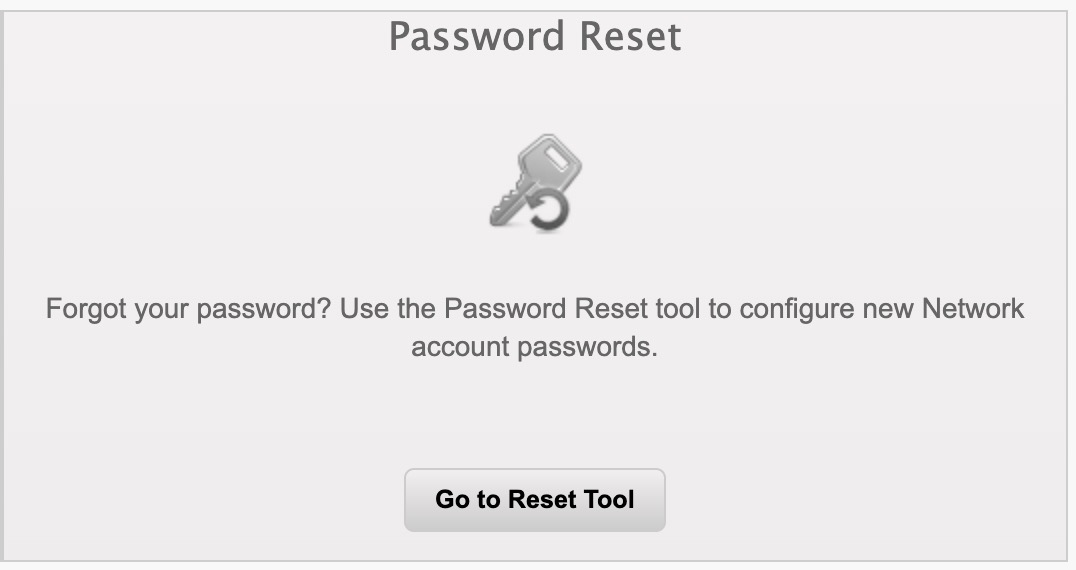 go to reset tool