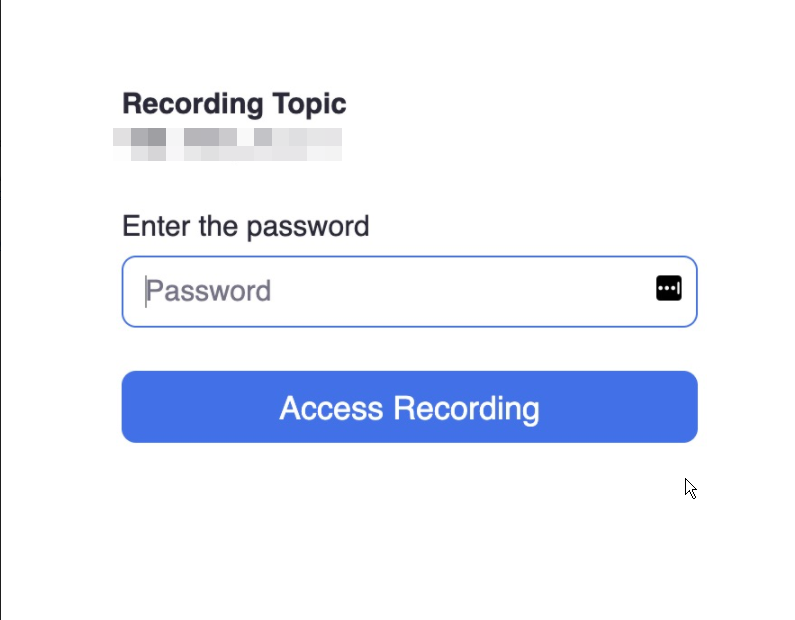 can you download zoom recordings if freeaccount