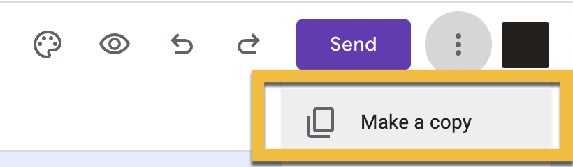 make a copy google form