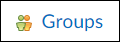 Image of the groups link from the Course Admin menu
