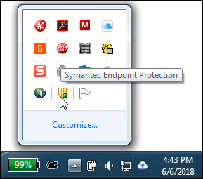 endpoint protection software run scan