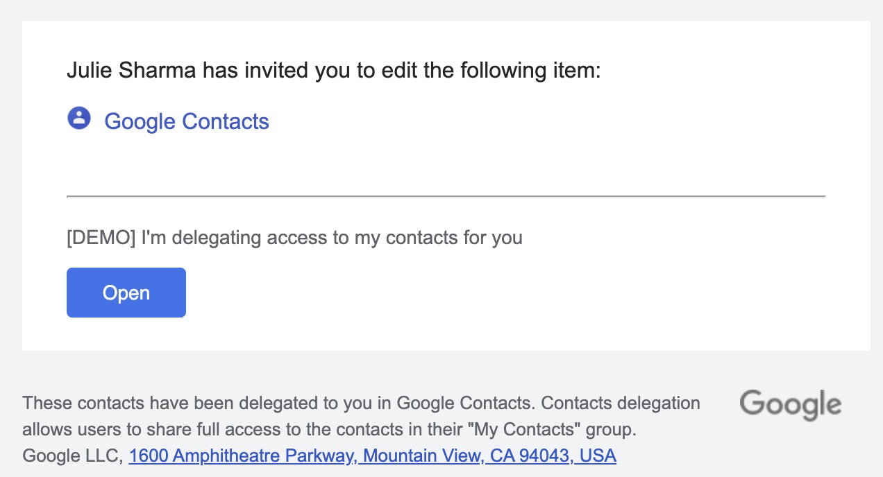 Delegating Google Contacts To Someone Else Division Of Information Technology