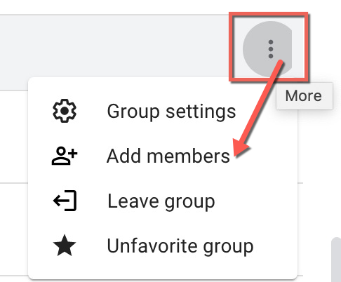 How to add a Google Group