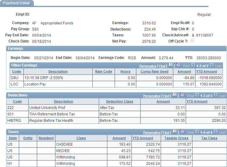 Finding Your Paycheck in Solar Division of Information Technology