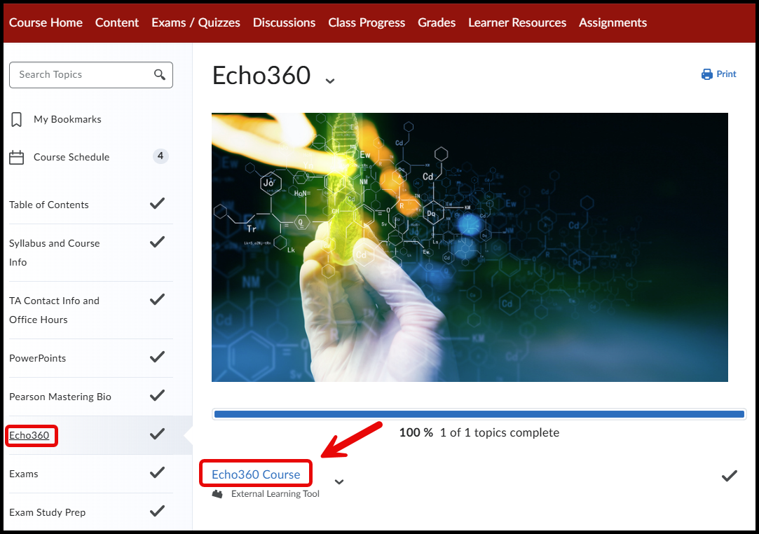 Viewing an Echo360 Recording as a Student on a Mobile Device (iOS and ...