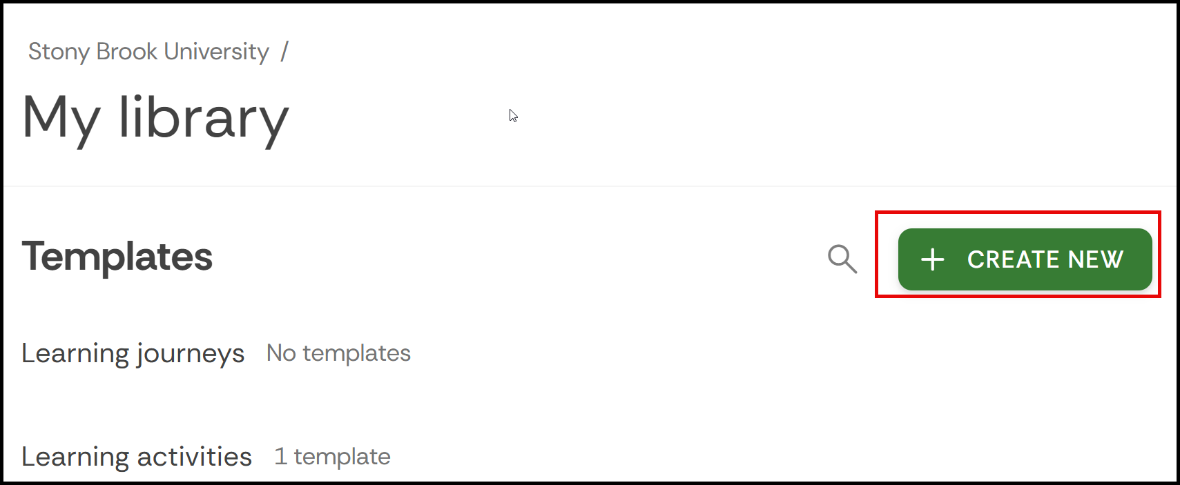 Create new button from the library 