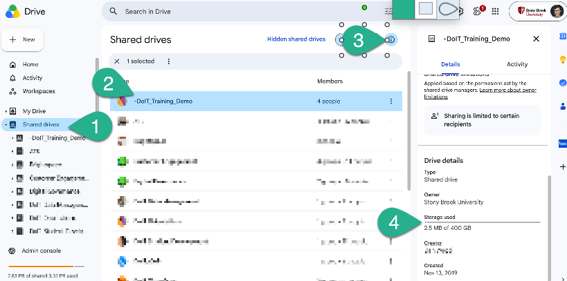 showing users where to click on the screen along with the instructions