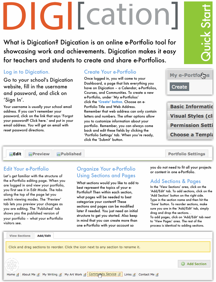 Digication Guide