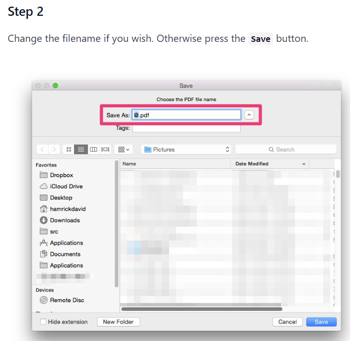 Scanning a PDF