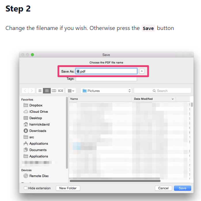 Scanning a PDF
