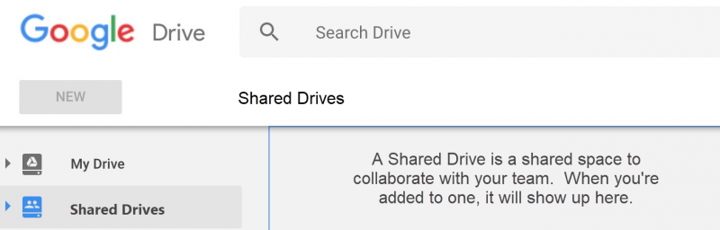 google shared drive