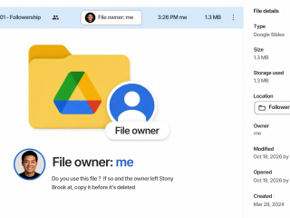 Google Drive File Ownership