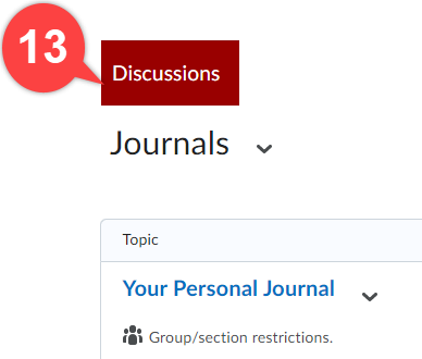 Image of the journal topic in discussions