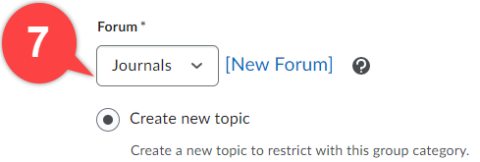 Image of forum selector