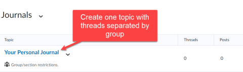 Image of how the one topic separated by group option looks
