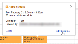 Bookable appointment slots free download