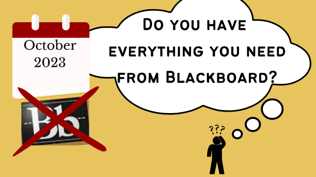 do you have everything you need from Blackboard