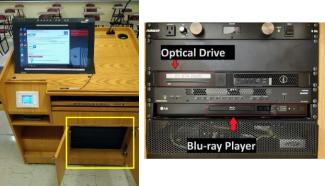 Optical and blue ray player