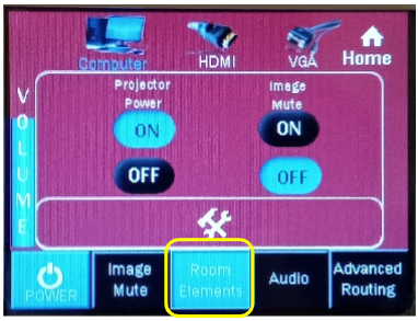 Walk-up Media Station-room elements