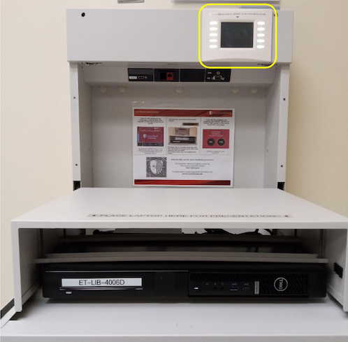 Walk-up Media Station-touch panel