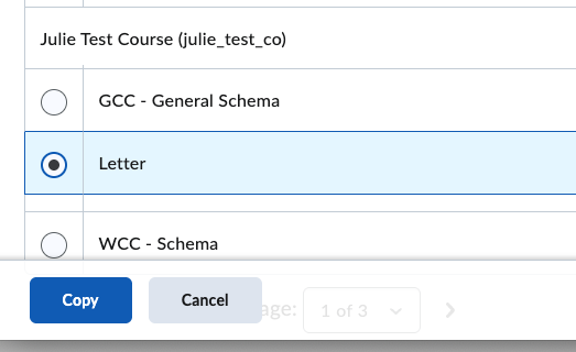 copy letter grade scheme