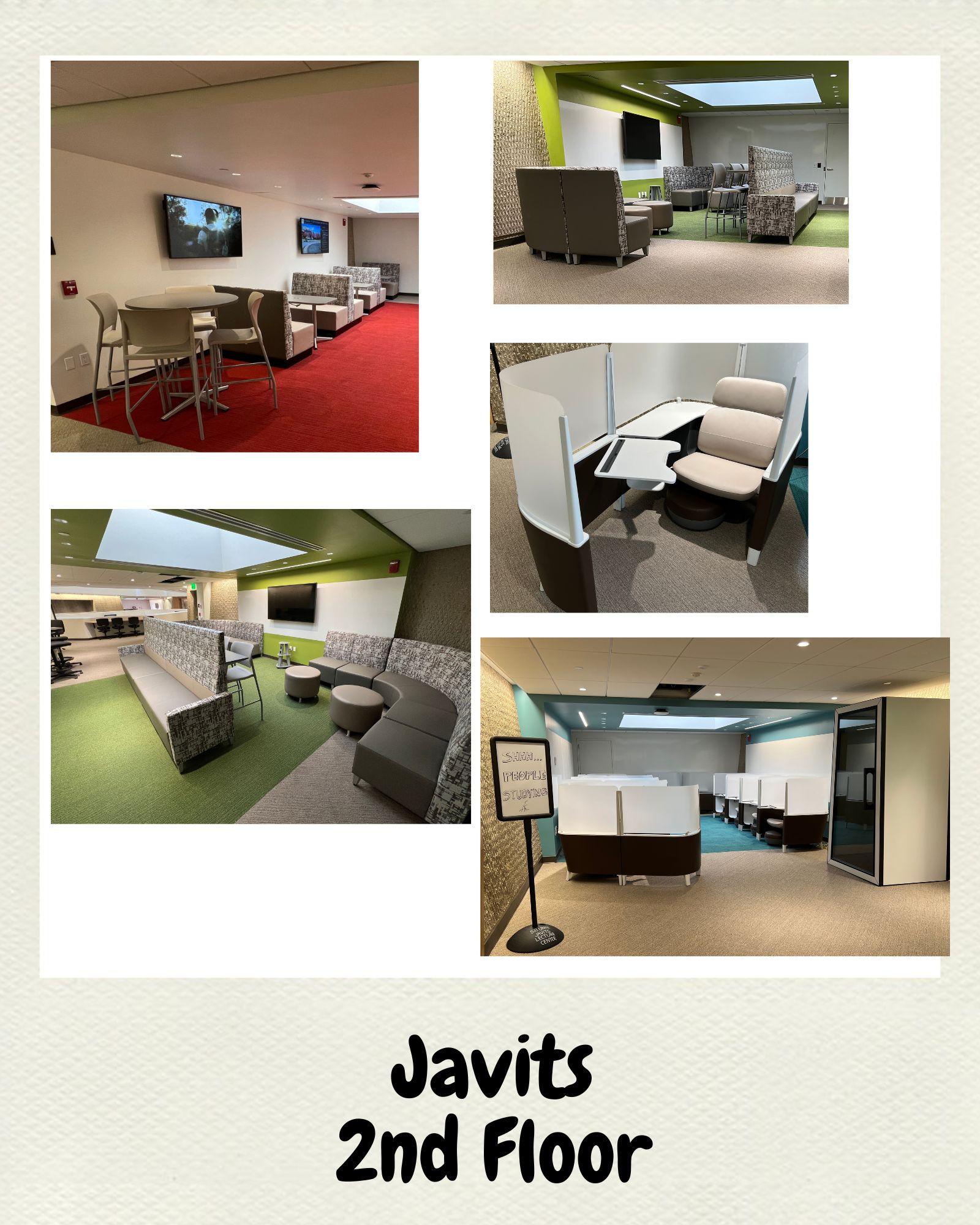 Javits 2nd Floor Updates Include Group and Individual study spaces