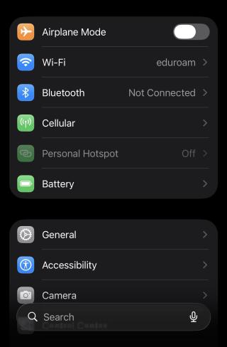 eduroam.stonybrook.edu - iPhone/iPad connected to eduroam