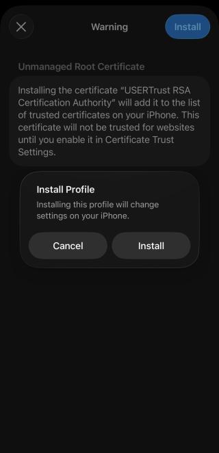 eduroam.stonybrook.edu - iPhone/iPad Install profile