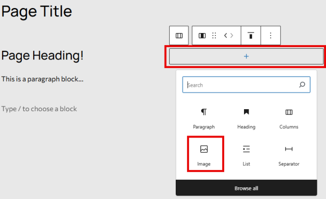 Adding blocks to other columns
