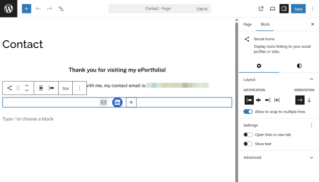 Block editor Block editor view